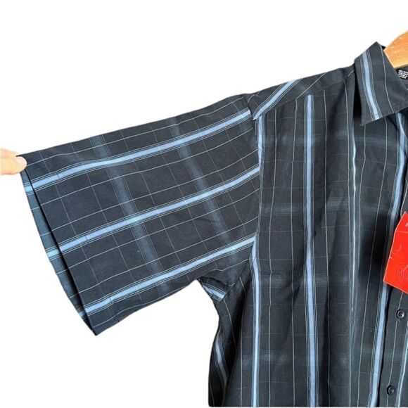 3 for $30! NWT! Haggar short sleeve button down shirt - Picture 3 of 12